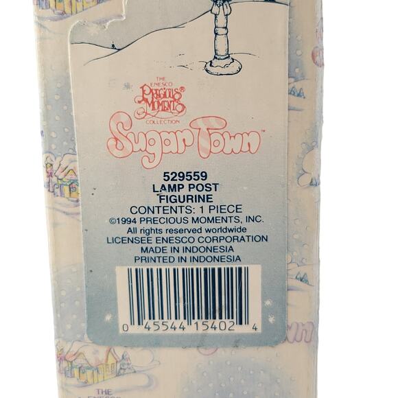 Precious Moments Sugar Town Lamp Post  Figurine Enesco 529559 1994 - Picture 9 of 15
